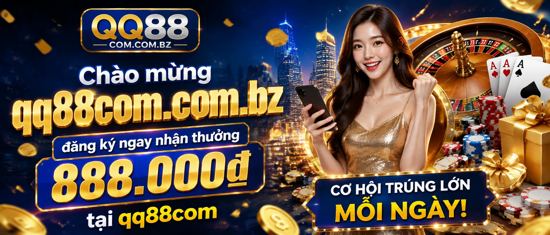 QQ88 giao diện giải trí trực tuyến trên điện thoại