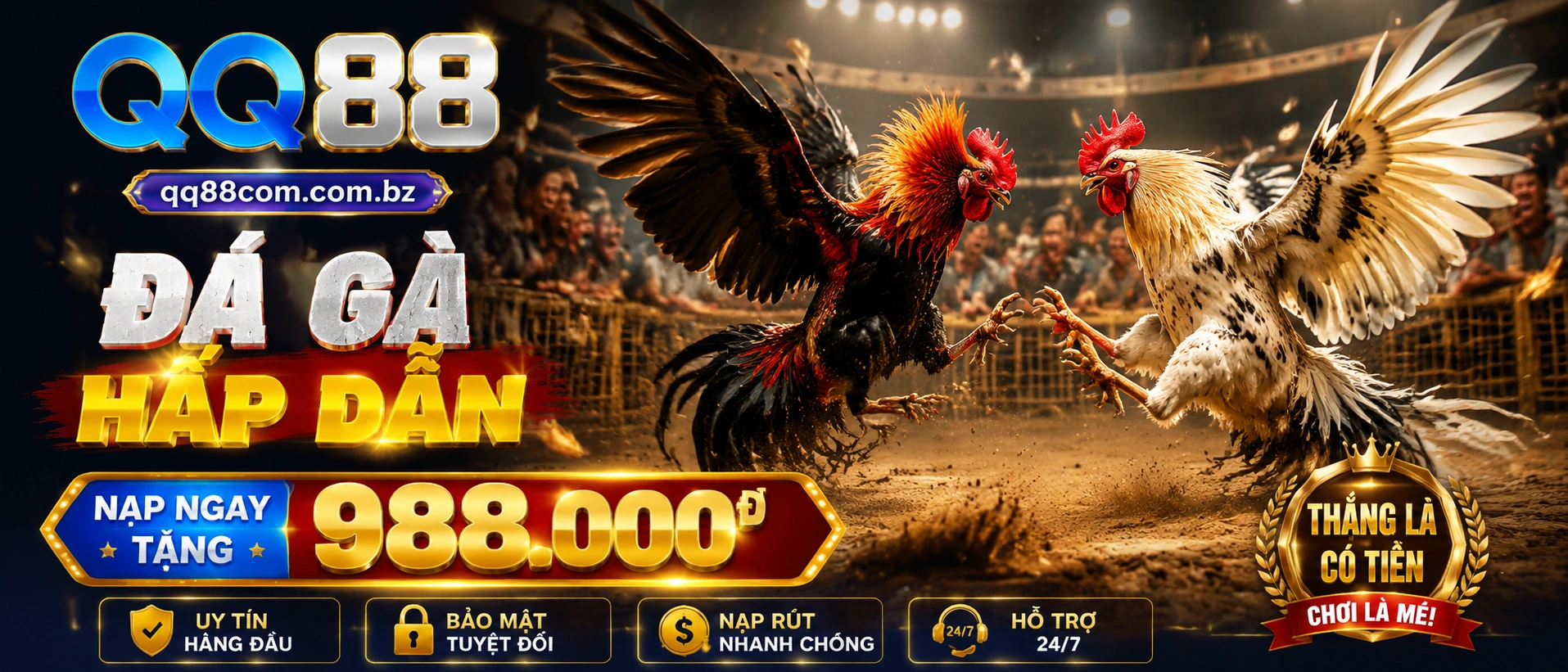 Đá Gà Cựa Sắt trên qq88com.com.bz