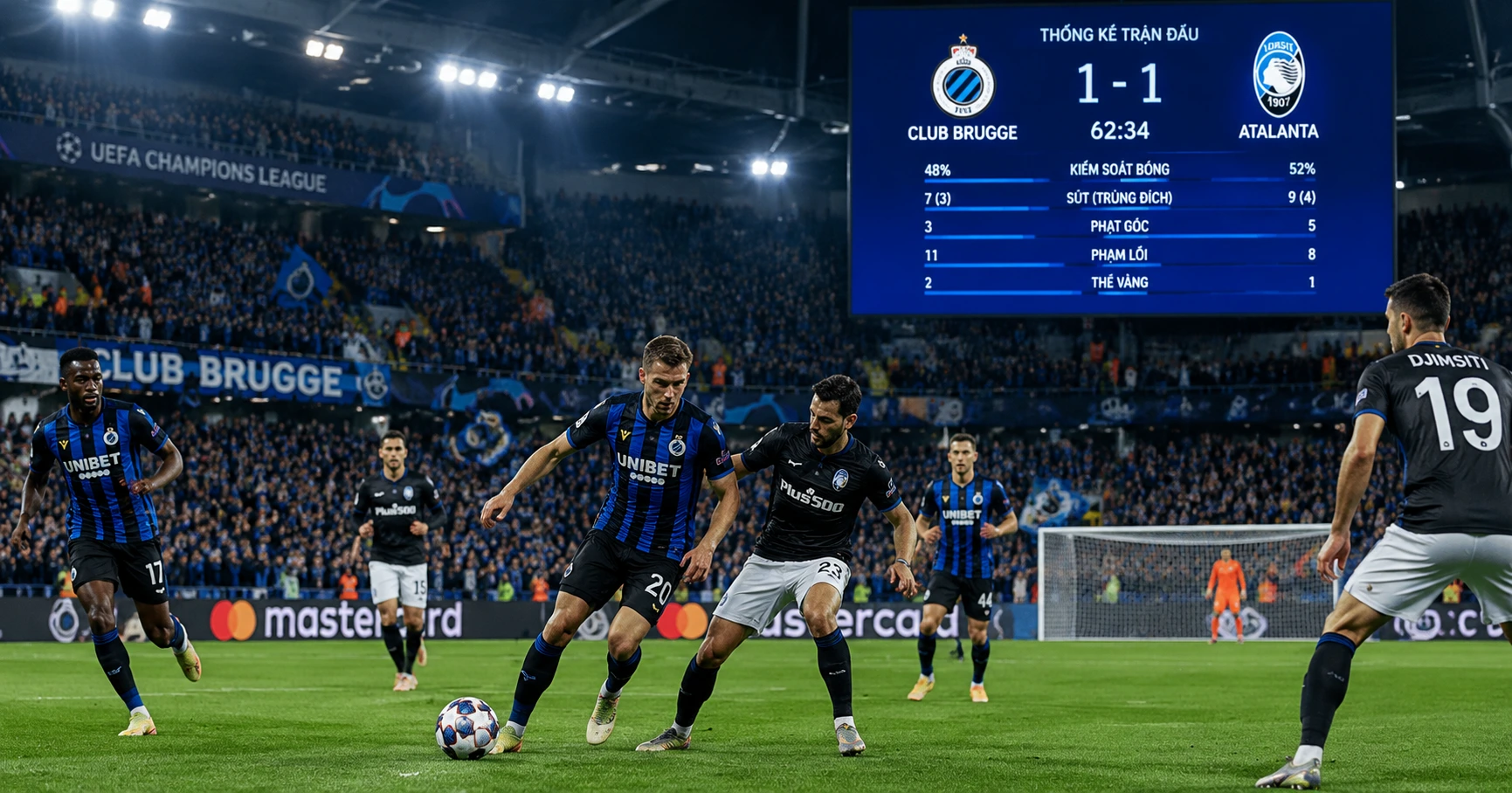 Số liệu thống kê về Club Brugge gặp Atalanta - image 1 Số liệu thống kê về Club Brugge gặp Atalanta - image 1